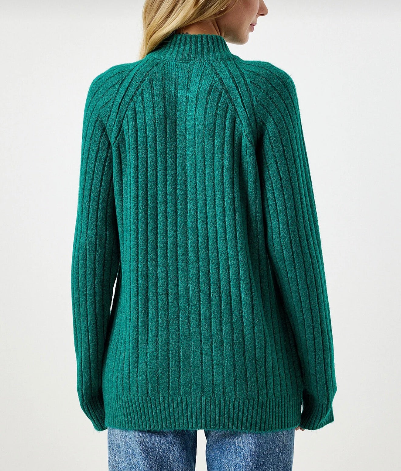 Zippered knitwear cardigan