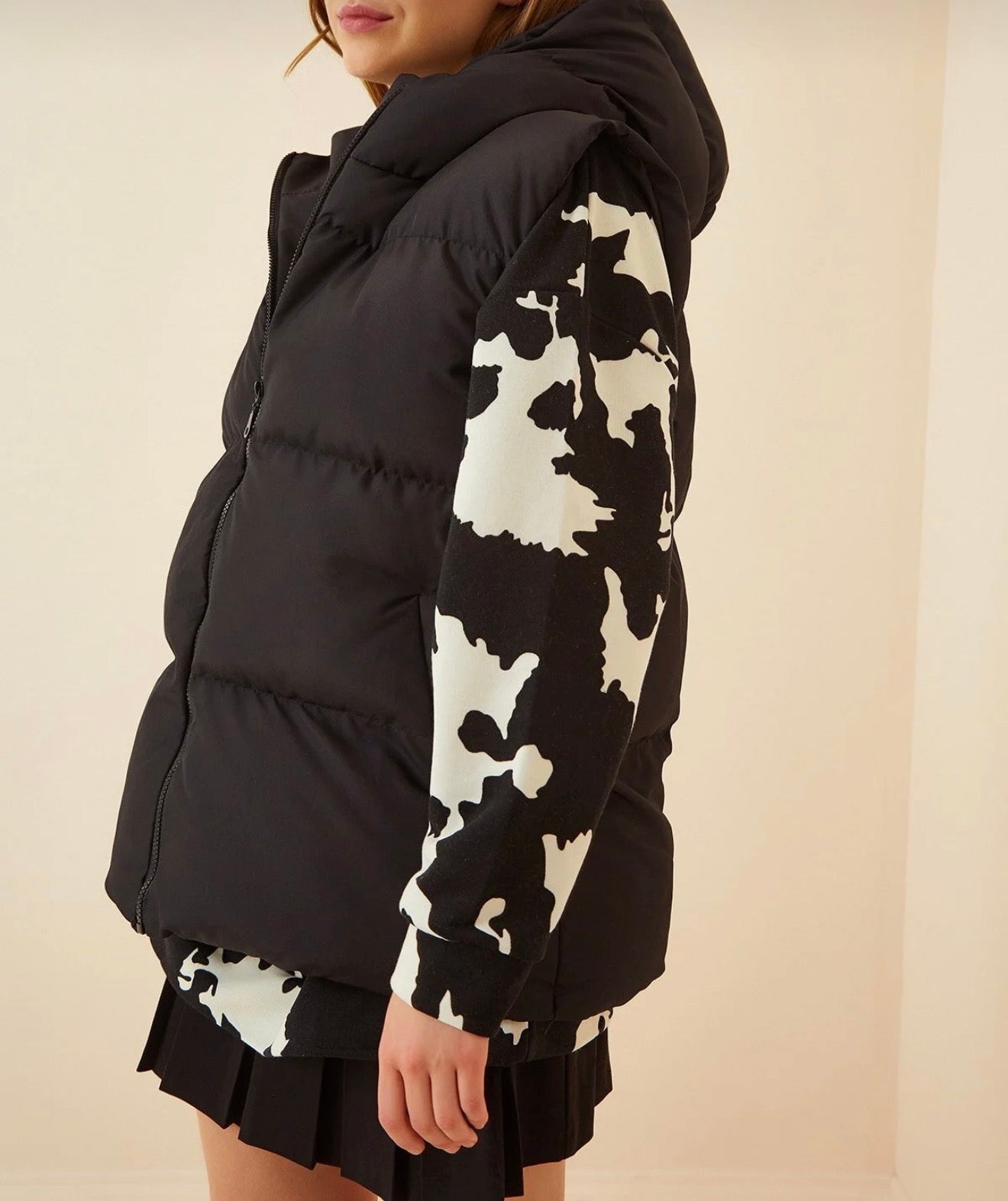 Oversize puffer vest