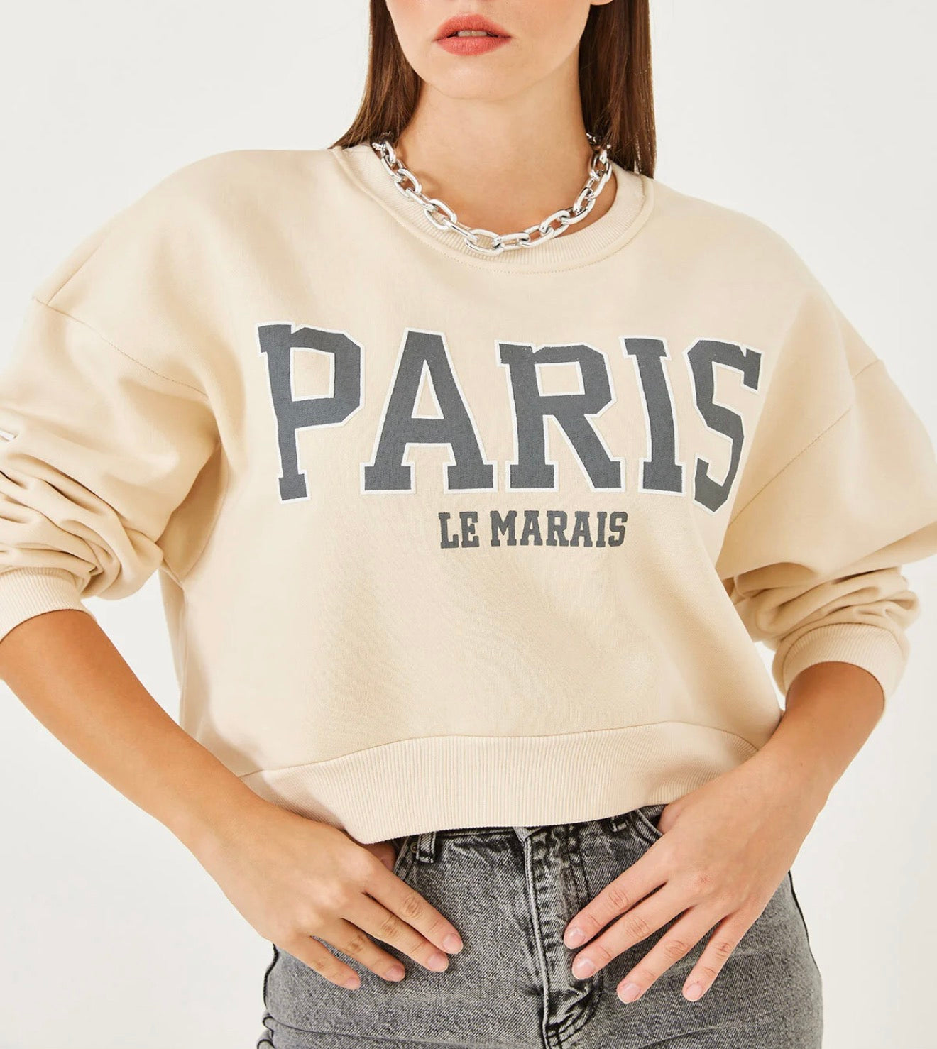 Paris printed sweatshirt