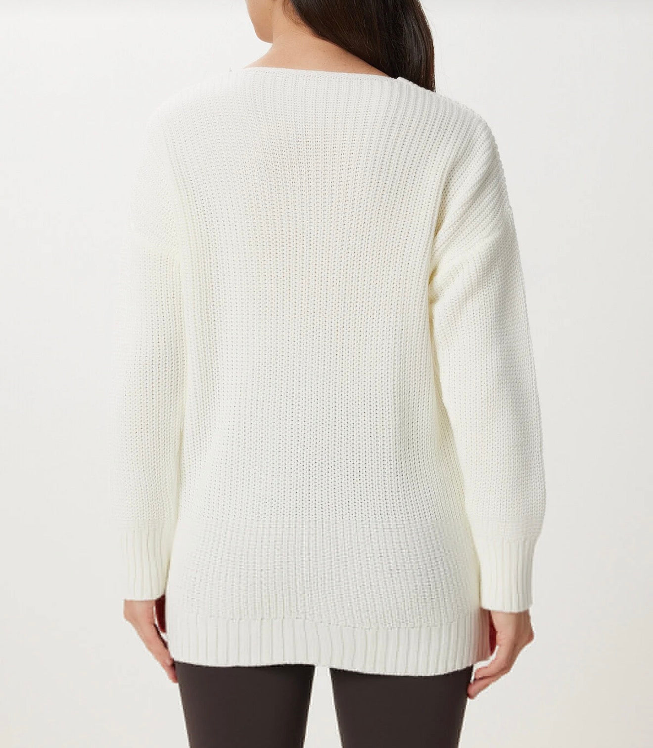 Oversize long knitwear