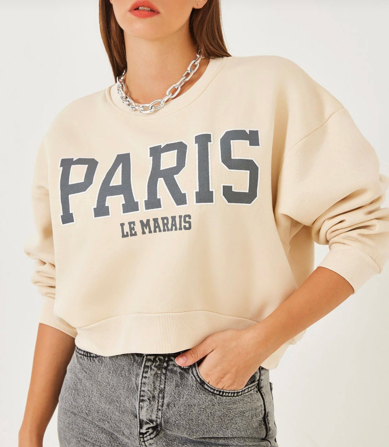 Paris printed sweatshirt