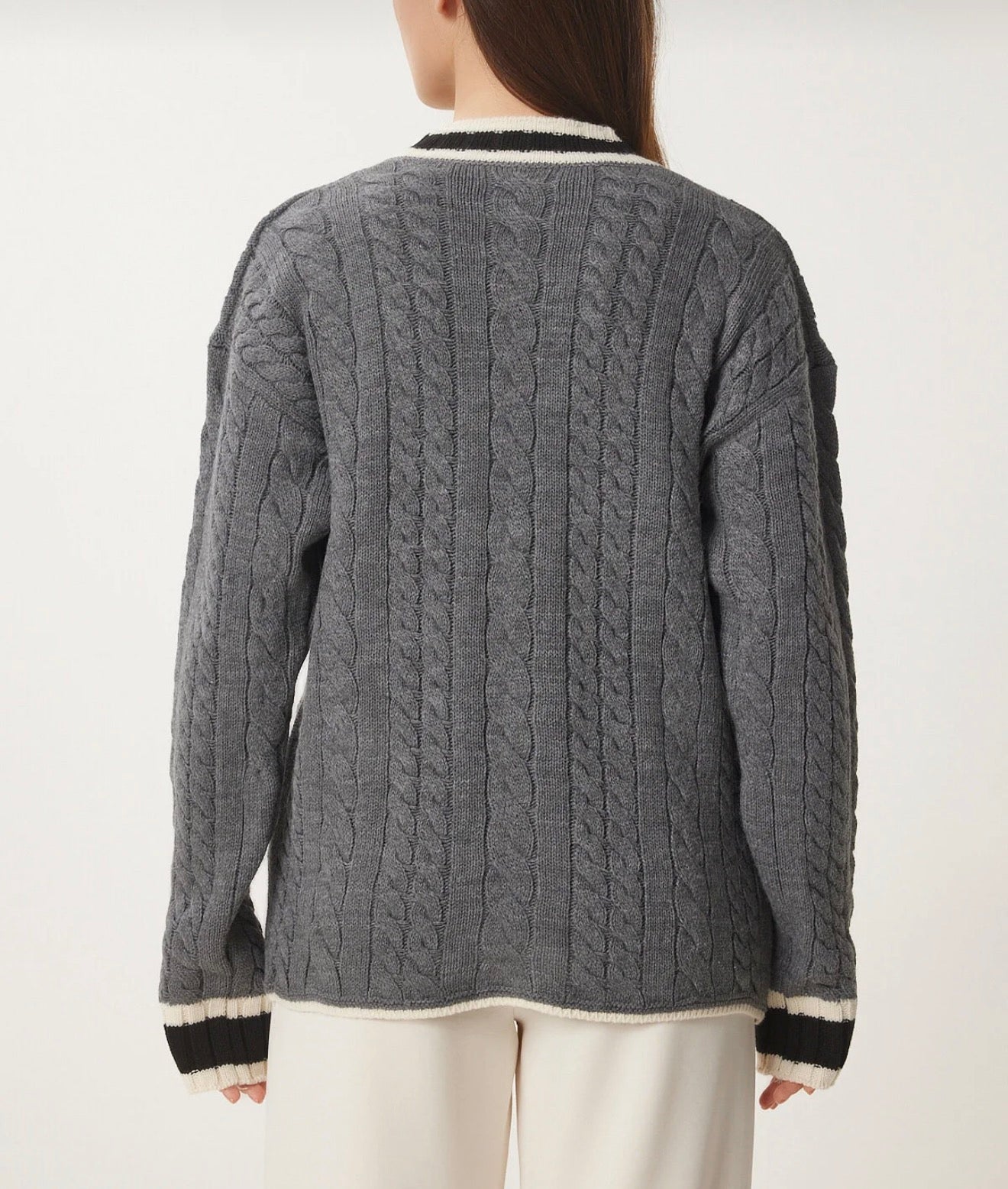 Knitted knitwear cardigan