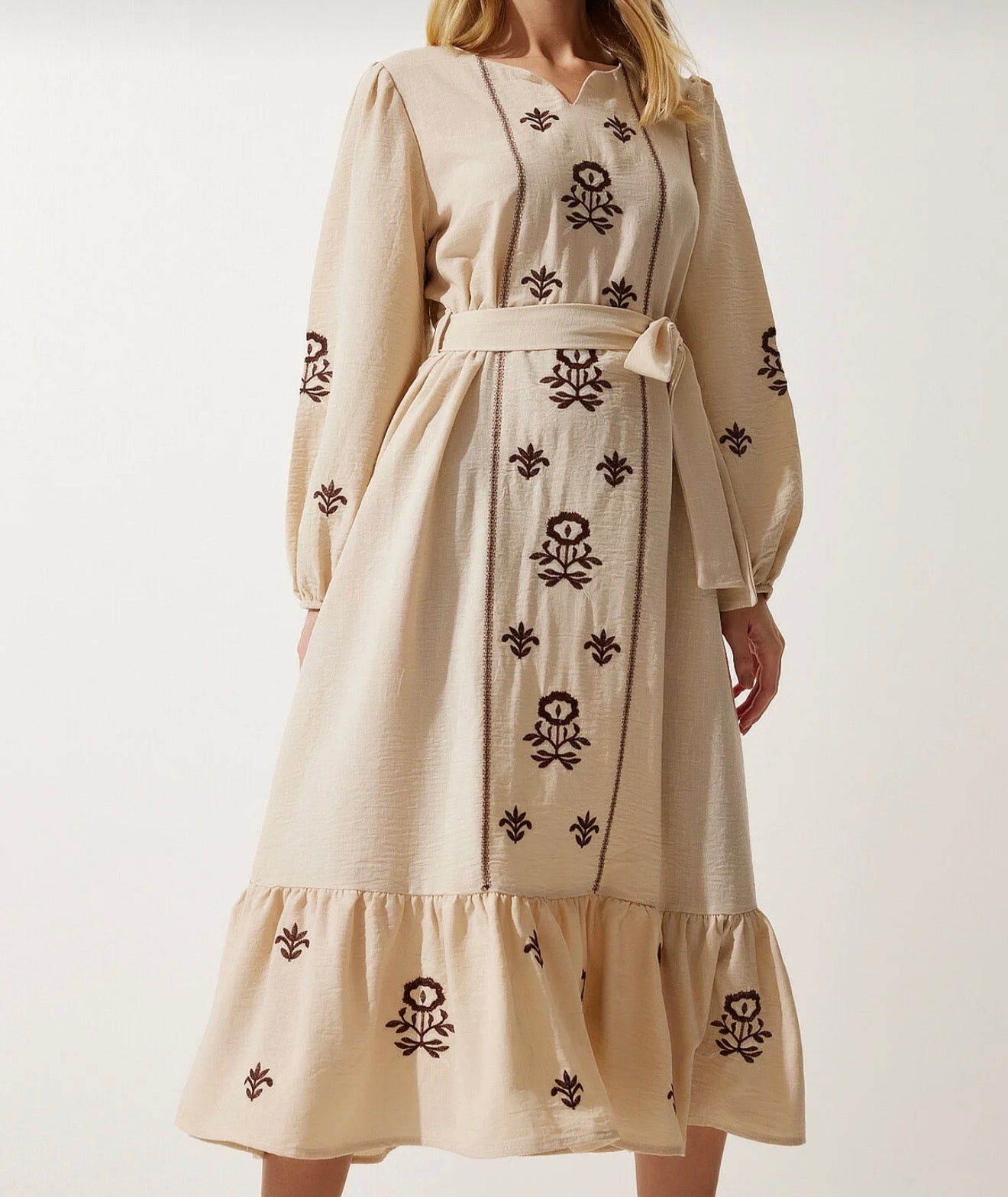 Linen long dresses