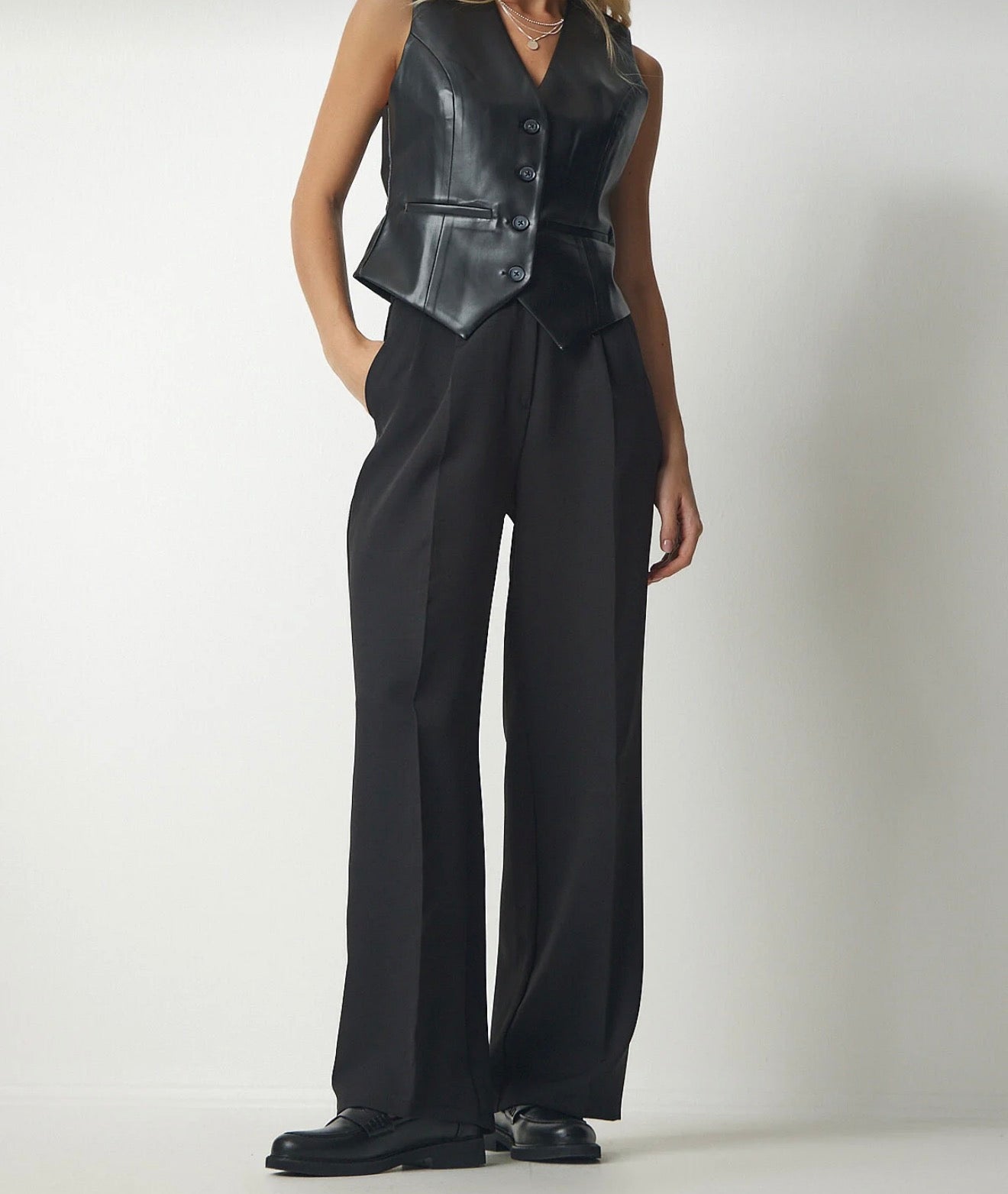 Pocket palazzo trouser