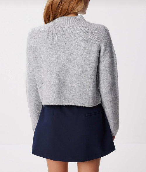Basic crop knitwear sweater