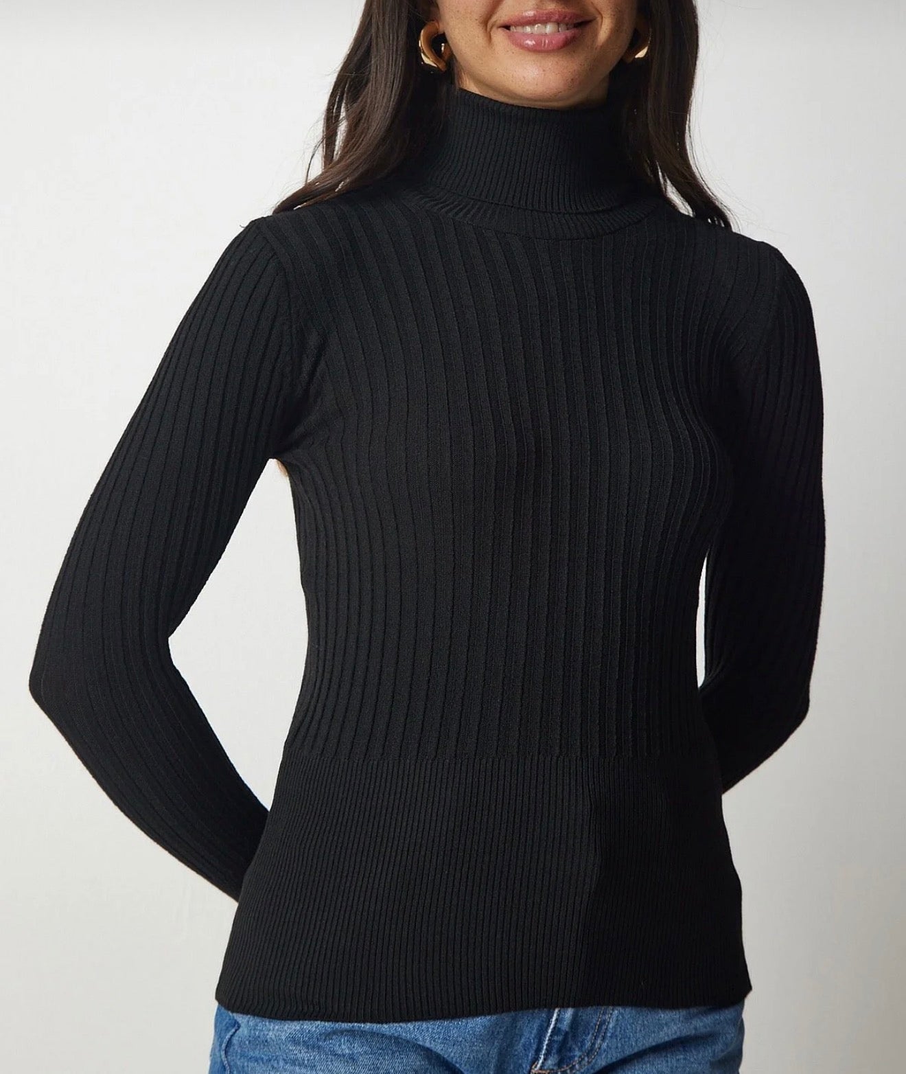Turtleneck basic sweater
